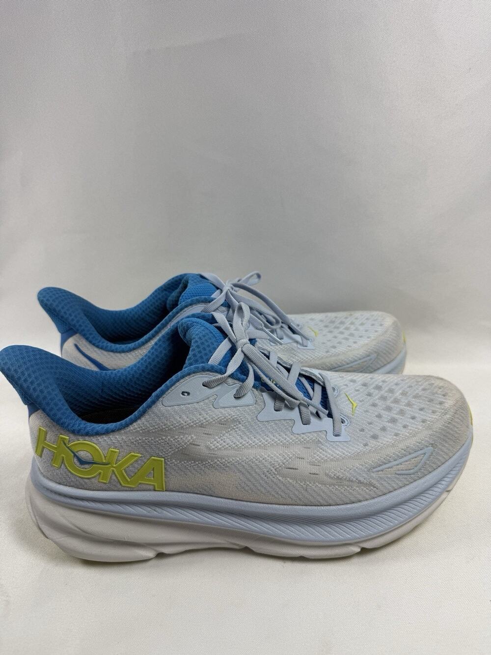 Size 15 - Hoka One One HOKA Clifton 9 Ice Water Evening Primrose